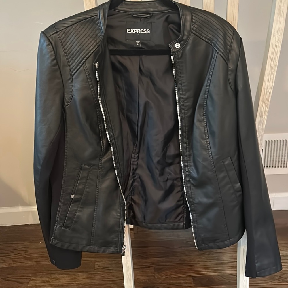 Faux Leather Jacket